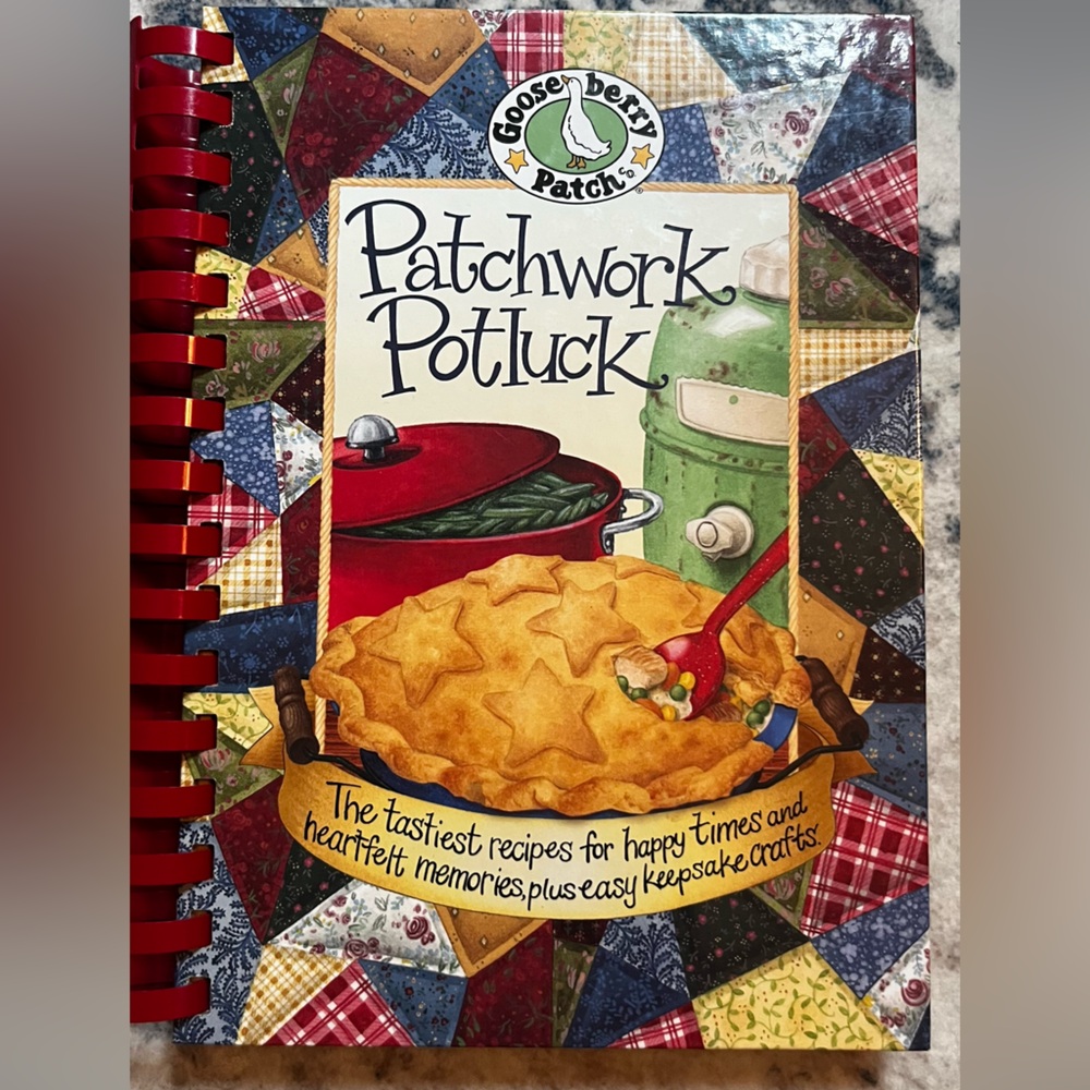 Gooseberry Patch Patchwork Potluck Cookbook - Excellent Condition.